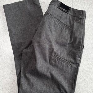 Mens Quiksilver Gray Chinos Straight Leg Size 30